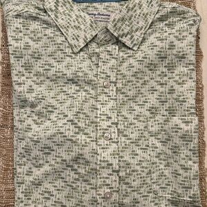 Tommy Bahama Green Patterned Men's Shirt L